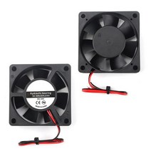 배기휀 주방용 욕실용 배기휀 6020 저소음 송풍기 냉각 배기 3D 프린터 와이어 케이블 Voron 라디에이터 쿨러, 1.Black