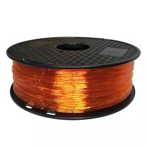 탄성 유연한 TPU 3D 프린터 필라멘트 1.75mm 95A 고무 소재 1kg/롤 플렉스 3D 펜 인쇄용 레드 블랙 블루 필, Transparent orange_CHINA, 03 Transparent orange, 상세 설명 참조2
