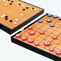 명인 M-156 소형 바둑-장기(양면) 가로세로 26cm 양면게임 휴대용 캠핑용 보드게임 보드게임류