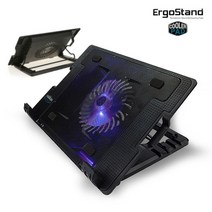노트북쿨러 받침대 140mm 대형 1개 장착 저소음 인체공학적 디자인, 본상품선택