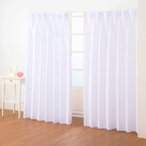 일본직발송 4. 【커튼 전문점】조금 비상식적인 울트라 미러 레이스 커튼 (폭 100cm x 길이 198cm 2장 세, 폭 100cm × 길이 198cm 2매입_O, One Color