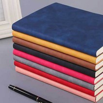 줄노트 다이어리 하드커버 무제 노트 필사 만년필 블랙