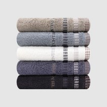 세면타월 / 카운테스마라 모던스티치40 / 코마사40수/160g/40x80cm, 베이지, 박스포장(+100원)