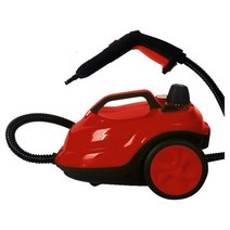 스팀청소기 2000W 강력한 고압 살균/소독 스팀 청소기 FCOH 다기능 bar 휴대용 청소 처리, 220V, 빨간, 미국