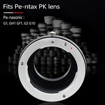 Pk-M4/3 Adapter Ring For Pentax Pk Lens To Micro 4/3 M43 Camera Body Olympus Om-D E-M5 E-Pm2 E-Pl5 G, 01 Black