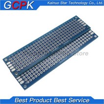 양면 프로토보드 브레드보드 범용 PCB 보드 5 개 녹색 파랑 2x8cm 3x7cm 4x6cm 5x7cm 7x9cm 2.54mm 7x9mm, 2x8 Blue