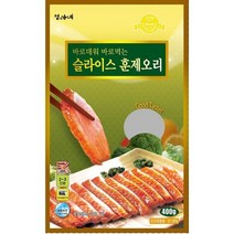 정이가네 바로데워 바로먹는 슬라이스 훈제오리 400g, 5개