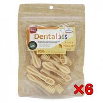자연성분 강아지 입냄새제거 덴탈껌x6 웰시코기 이갈이 해소 기능성