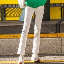 [나크21] (S~3XL) 핀턱라인 부츠컷 밴딩팬츠 DM24-P-05