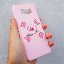 우리일쌍 무광 무궁화 태극기 핑크 스마트폰 케이스/폰케이스 기종 최신 Best LG 애플 노트 스마트폰 선물 갤럭시 (3588625), 아이폰XS