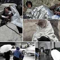 서바이벌 BLANKET 블랑켓 은박 담요 비상 담요 6개, 비상담요160x210