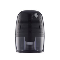 제습기가정용 휴대용 미니 제습기 500ml 흡수 공기 건조기 자동 꺼짐 LED 표시기 청정기 가전 제품, [01] Black, [06] KR