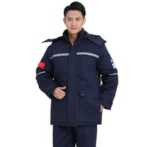 겨울 동계 작업복 방열복 방염복 용접복 주유소 안전, 2607 정전기 방지 네이비 블루 XXL