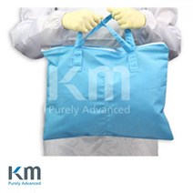 골든트리 케이엠 크린룸용 방진 가방 손잡이가방 방진복운반 보관가방, 화이트 (450 X 350mm)
