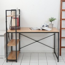 H형 컴퓨터 책상 학생 철재 조립식 데스크 1인용 철제 인테리어 사무용 서재 게이밍, 1200 화이트