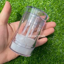 화장품 케이스 투명 탈취 퐁데이션 필링 솔리드 글루 트위스트 업 립 밤 15 30 50 75ml, 2.10PCS - 50ml - 플라스틱