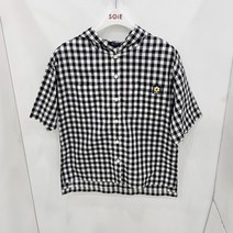 소이 블랙고방체크후드셔츠/20M1352