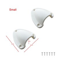 해양 나일론 와이어 케이블 환기 커버 조개 껍질 인공 호흡기 보트 아울렛 요트 액세서리 2 개, [03] Small White
