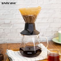 아미쉐이퍼 스마트컵 대만 드립여과를 제조 담그는 v60 핸드드립커피세트, 1ml, T01-스노우 머그컵