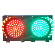 LED 신호등 비상 깜빡이 200/300/400mm 교통 주차장 운전 학교 건설 조명 모듈, 제어 없는 400mm24V 입력 3선