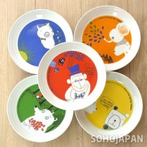 신지가토 애니멀_빵접시, 오렌지_코끼리