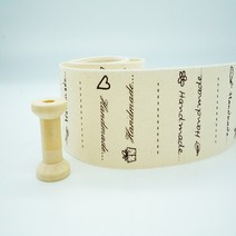 1＋1 라벨 핸드메이드 끼움, 1yd