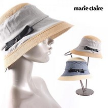 마리끌레르 투톤 리본 지사 벙거지