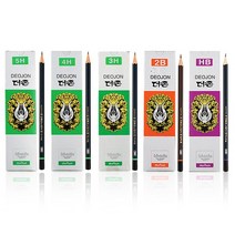 문화 더존연필 12자루 H, 5개