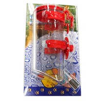 마단 물병 H-220 철장걸이용물병 강아지물병 400c.c, 1개, 레드