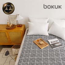 보국 전기요 온열매트 에어셀 워셔블 하운드투스 전기장판, 싱글