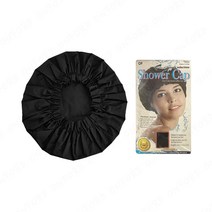 방수 헤어캡 샤워캡 NP-01, 블랙 샤워캡, 1개