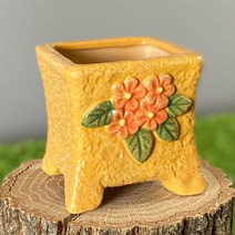 다육맘 수제화분 다육화분 꼬미5, 옐로우