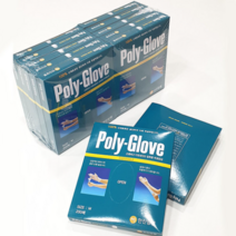 한진양행 폴리글러브 위생장갑 비닐장갑 200매 10EA~50EA, 10EA, 한진양행 폴리글러브 S