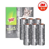 3M 대형 클린컷 테이프클리너 리필 6입 고양이팩, 없음