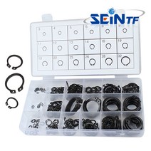 세인티에프 스냅링 세트 (18종) 300pcs 고정링 C링 축용 멈춤링, -