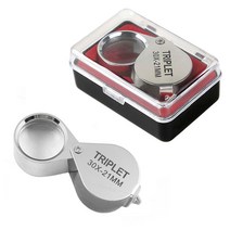 휴대용 돋보기 확대경 열쇠고리 키링 30배율 DD-11416, 단품