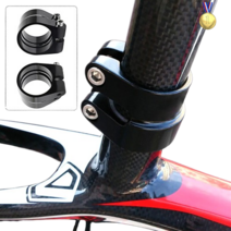 플라이투준 가변 싯포스트 자전거 클램프 31.6mm 34.9mm 더블 레이어 알루미늄 합금, 알루미늄 합금 클램프, [01] A, 1개