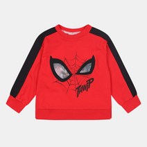 (쇼핑점) [코코리따] **세일 초특가** 인기최고! 스파이더맨&캡틴아메리카 매력만점 데일리 홀로그램 마블 맨투맨 MA212M1