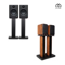 우드 스피커 스탠드 받침대 북쉘프 거치대, 월넛, 70cm(1조)