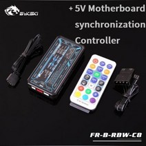 [해외] BYKSKI NGY1080BKX 갤럭시GAINWARD GTX1080 GTX1070 GTX1070TI GTX1060 풀 커버 그래픽 카드 워터 쿨러 용 GPU 워터 블럭, SyncMomboardControl RGB(12V)