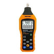 Digital Contact Tachometer Protmex MS6208A Contact Measurement Speed Tach Meter 50-19999RPM Speed M, 1