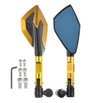 오토바이 CNC 8mm 미러 사이드 리어 백 혼다 포르자 125 Forza300 NSS FORZA 2018-2023, 01 금