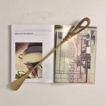빈티지 인도 구두 주걱 황동 엔틱 신발주걱, 단일사이즈, M