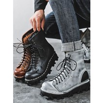할리부츠 할리데이비슨 워커 오토바이 부츠 아메리칸, 270, 그레이