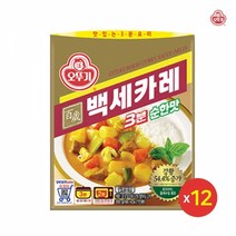 오뚜기 백세카레 3분 순한맛, 200g, 12개