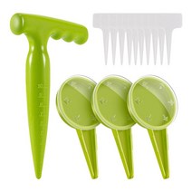 정원 심기 도구 세트 정원 용품 정원 재배자 정원 파종기 뒤뜰 야외용 토양 파는 사람, 굴착기 3 파종기, 6.5cm, 1개