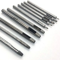 갈색가죽 가죽공예 원형 펀치 사이즈별 0.8 1.0 1.5 2.0 2.5 3.0 3.5 4.0 6.0 8.0, 1개, 1.5mm