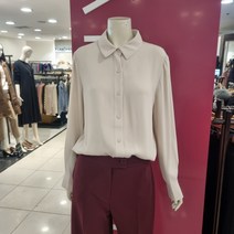 샤트렌 [특가세일][득템찬스] 차르르 흐르는 소재와 착용감이 편안 어디든 코디하기 좋은 카라넥 블라우스 HCAWBL105
