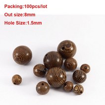 20-500 개/몫 12 미리메터 빈티지 자연 큰 구멍 나무 구슬 목걸이 팔찌 매력 Diy 보석 만들기 헤어 액세서리
