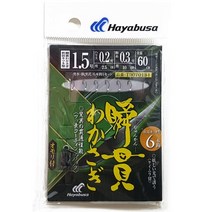 하야부사 아키타 키츠네형 빙어채비 6본 T90701B1 빙어바늘